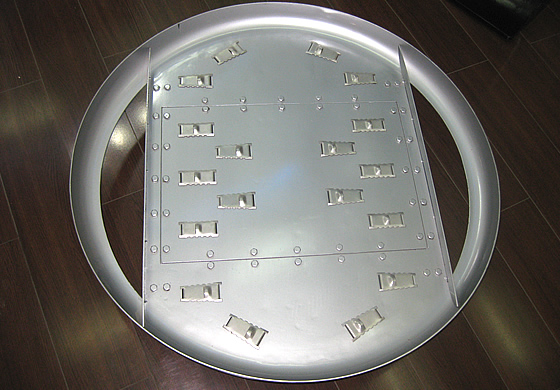 R結構雙液流導向浮閥塔盤樣品